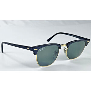 Ray-Ban Clubmaster Sunglasses Mens Size 49 Polarized RB3016 901/58 Classic READ